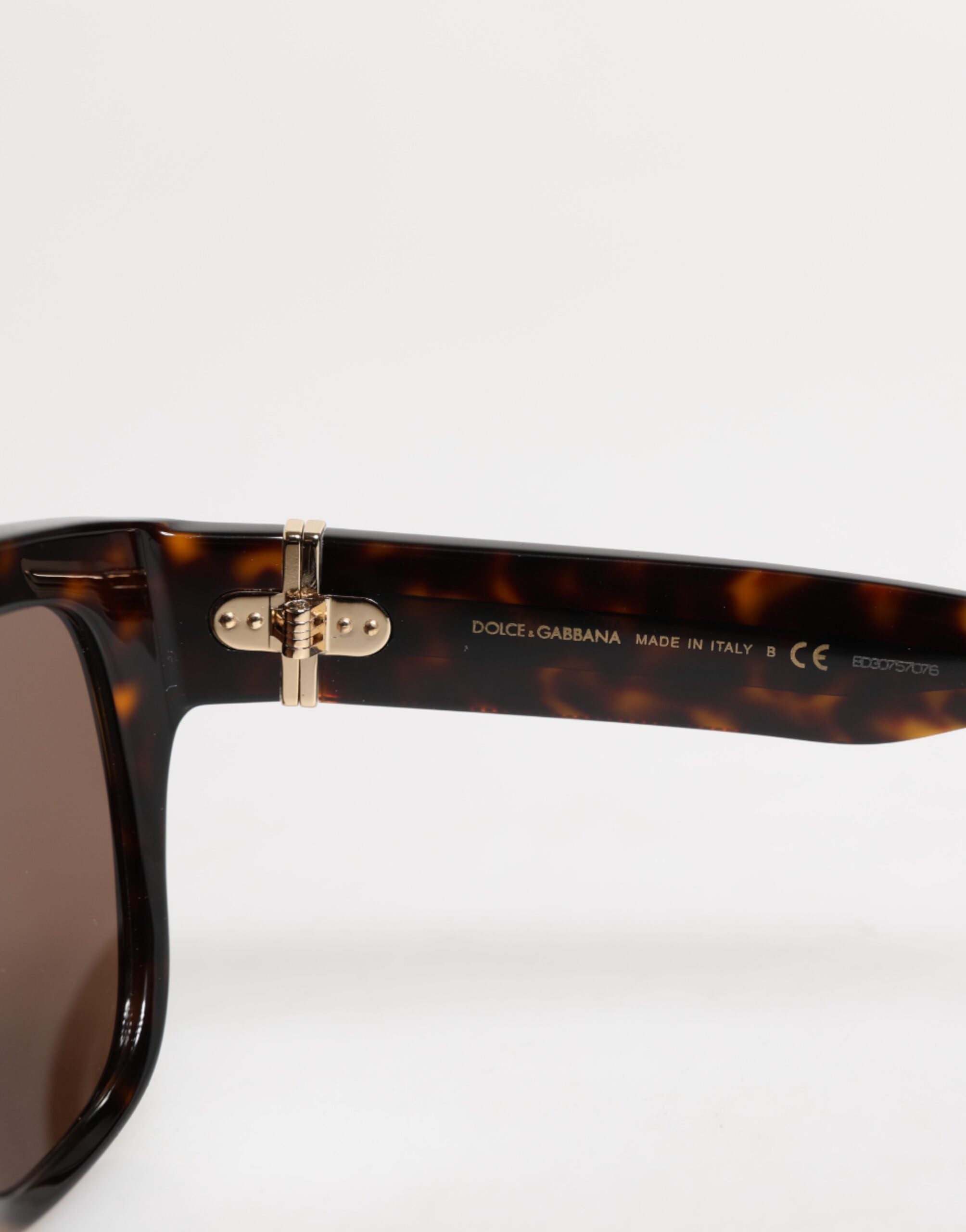 Dark Brown Havana DG4398F Square Frame Eyewear Sunglasses - ventzia