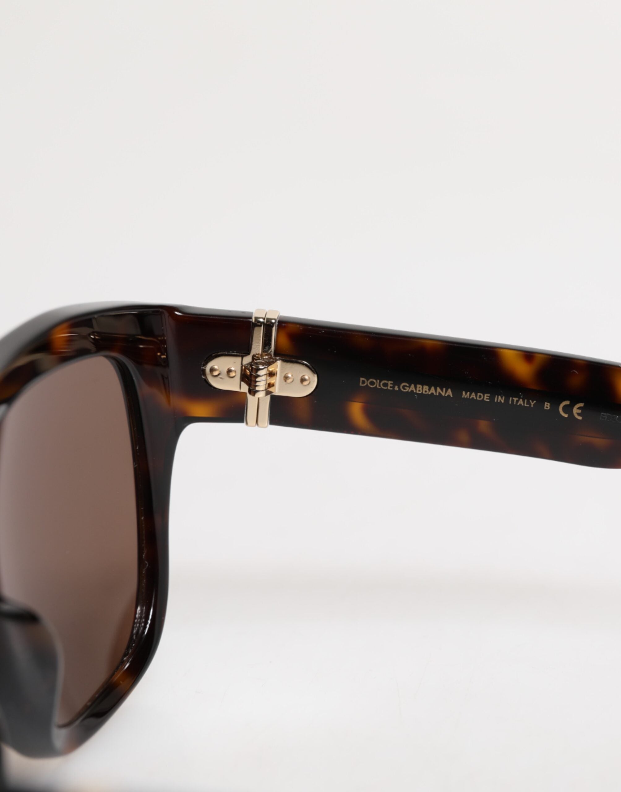 Dark Brown Havana DG4398F Square Frame Eyewear Sunglasses - ventzia
