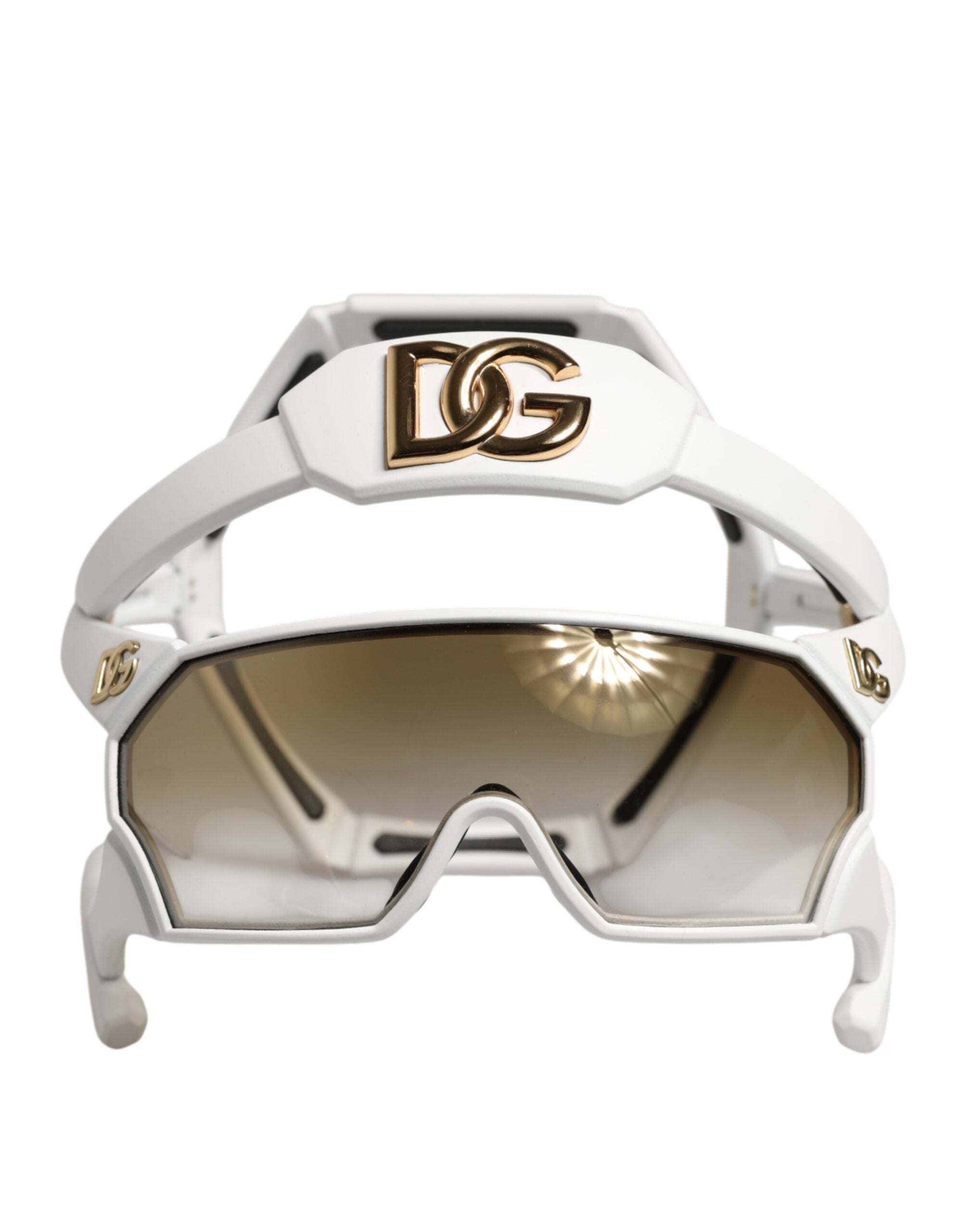 White Acetate Next Generation Mask Eyewear Sunglasses - ventzia