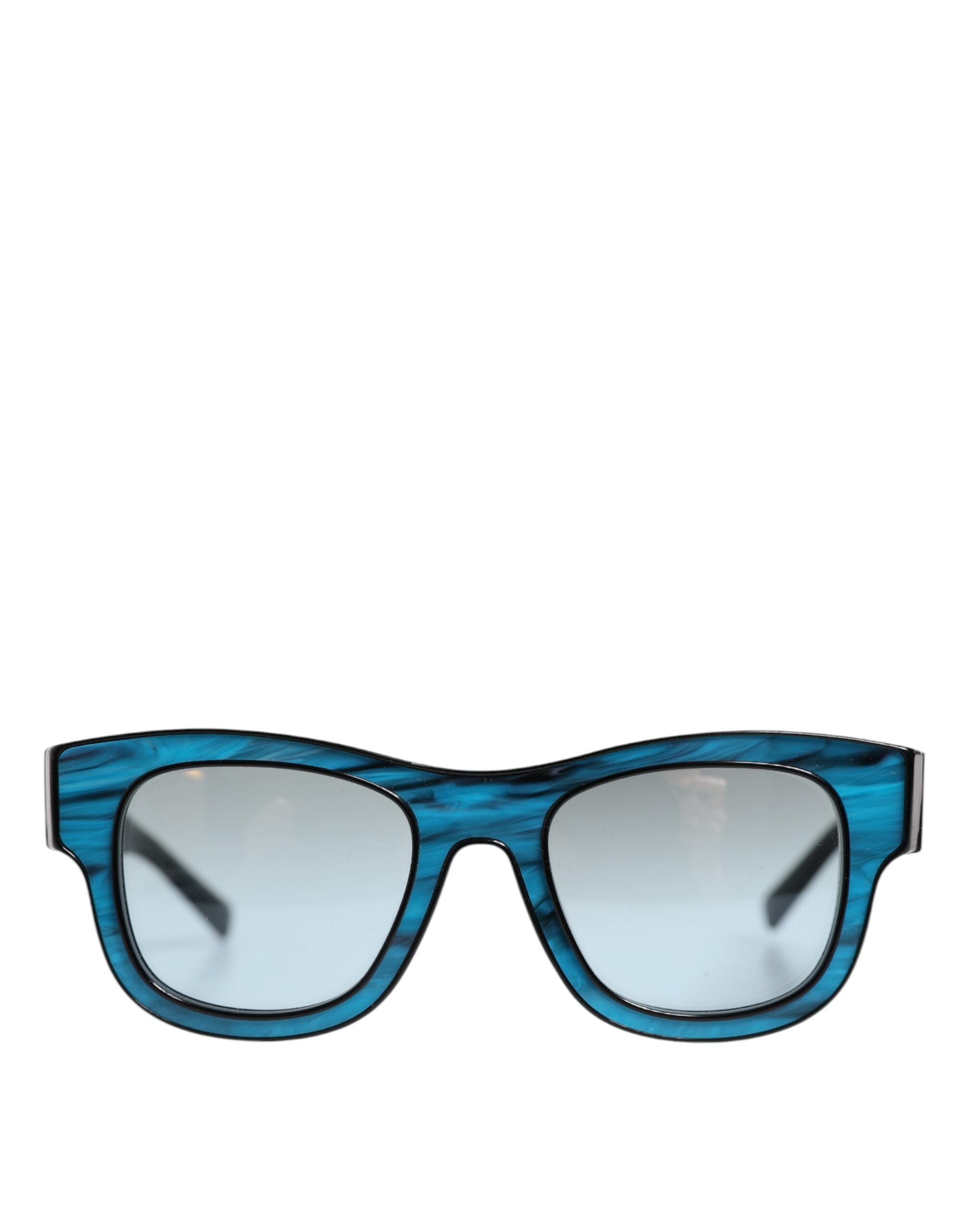 Blue Black Marbled Metal DG2215K Eyewear Sunglasses - ventzia