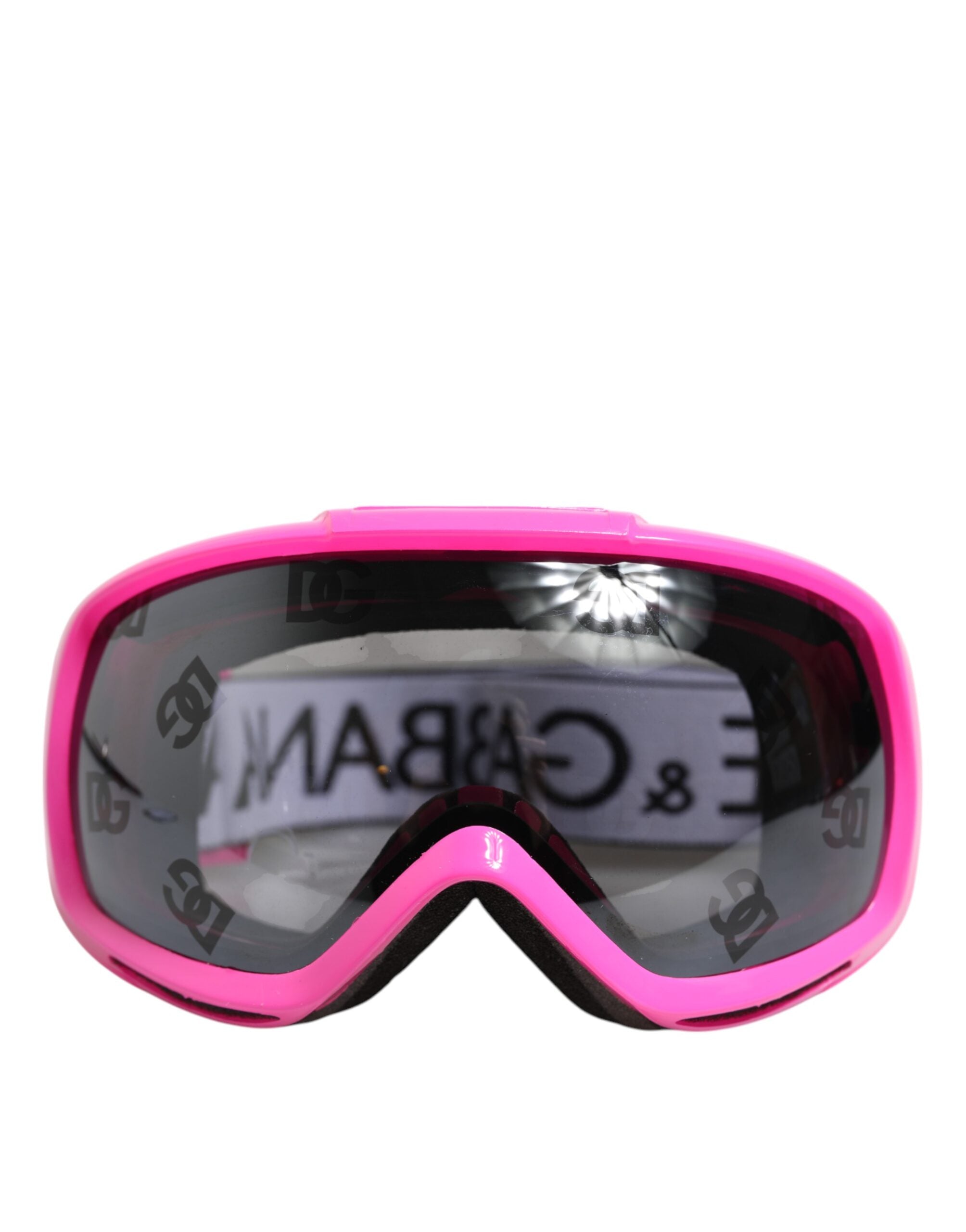 Fuchsia Pink Logo Ski Goggles DG6182 Mask Sunglasses - ventzia