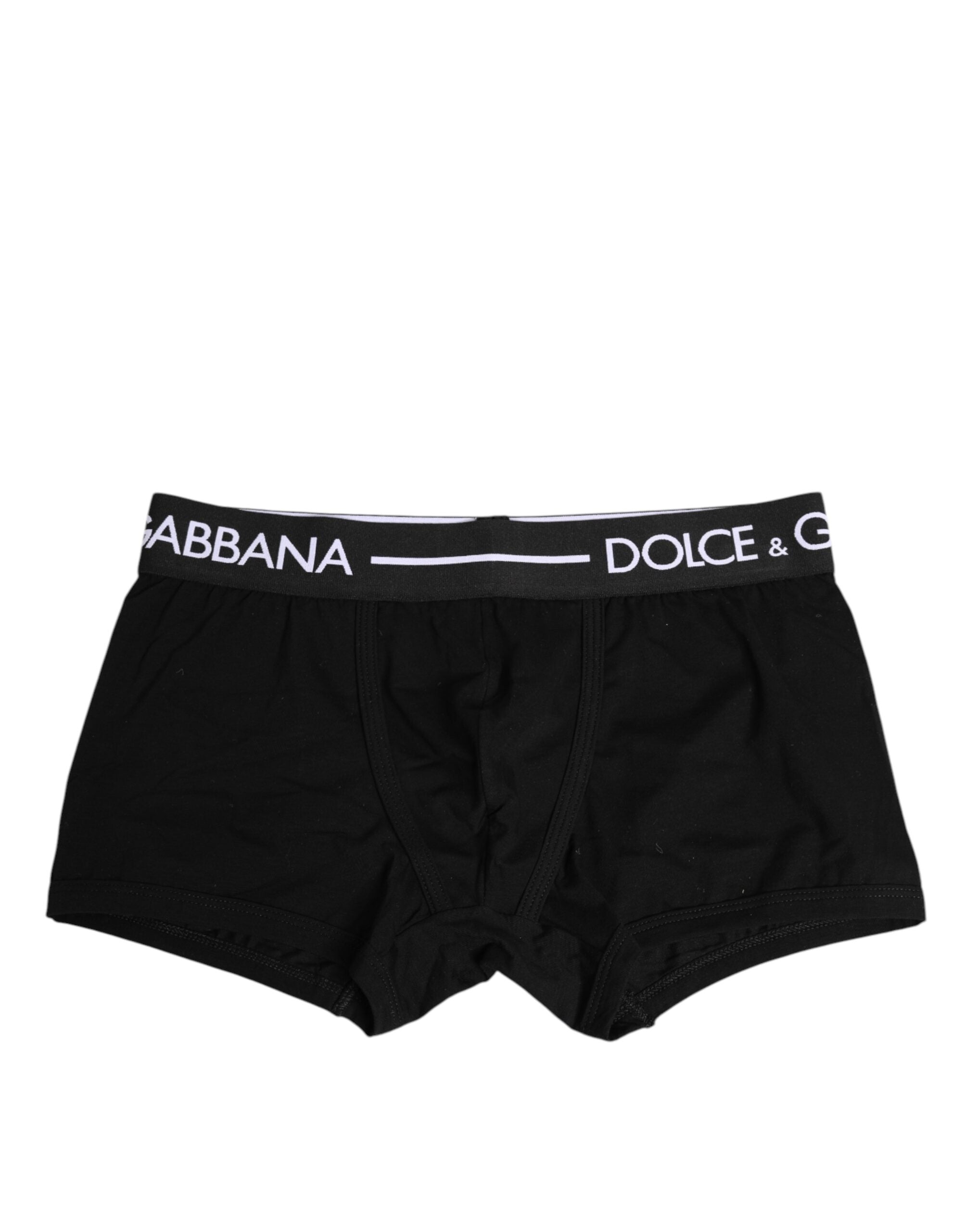 Black Cotton Stretch Regular Boxer Underwear - ventzia