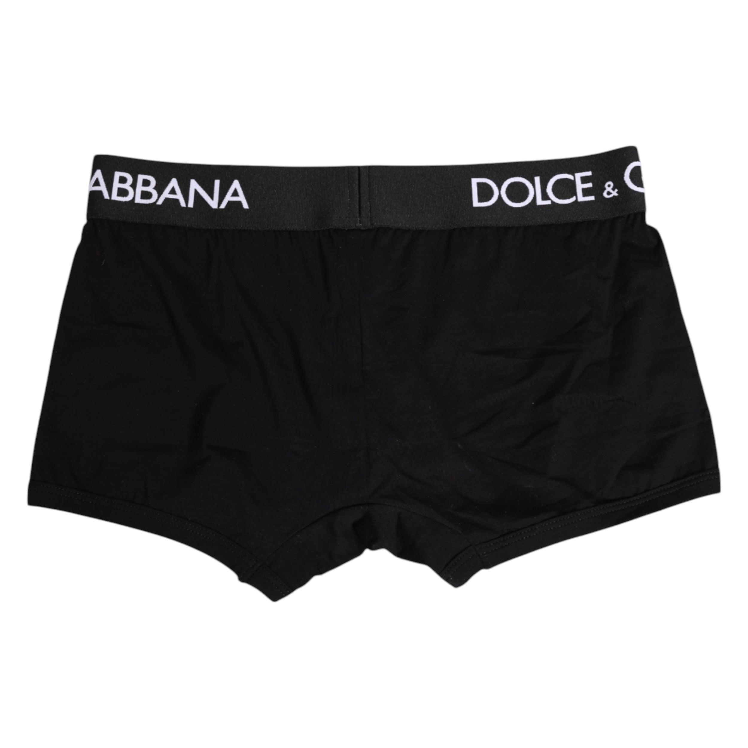 Black Cotton Stretch Regular Boxer Underwear - ventzia