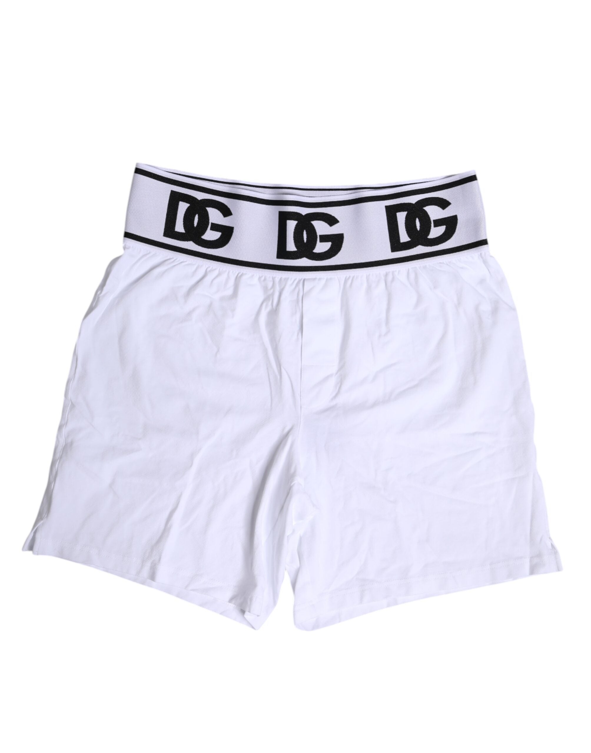 White Cotton Stretch Regular Boxer Underwear - ventzia