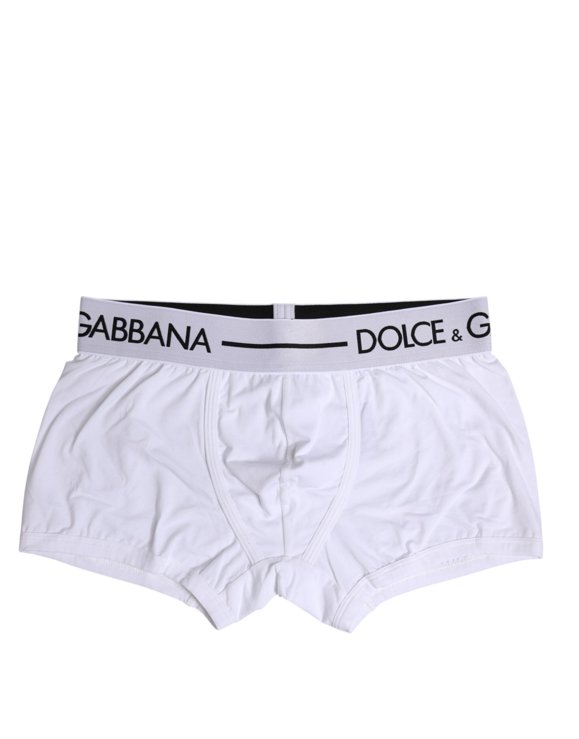 White Cotton Stretch Regular Boxer Underwear - ventzia