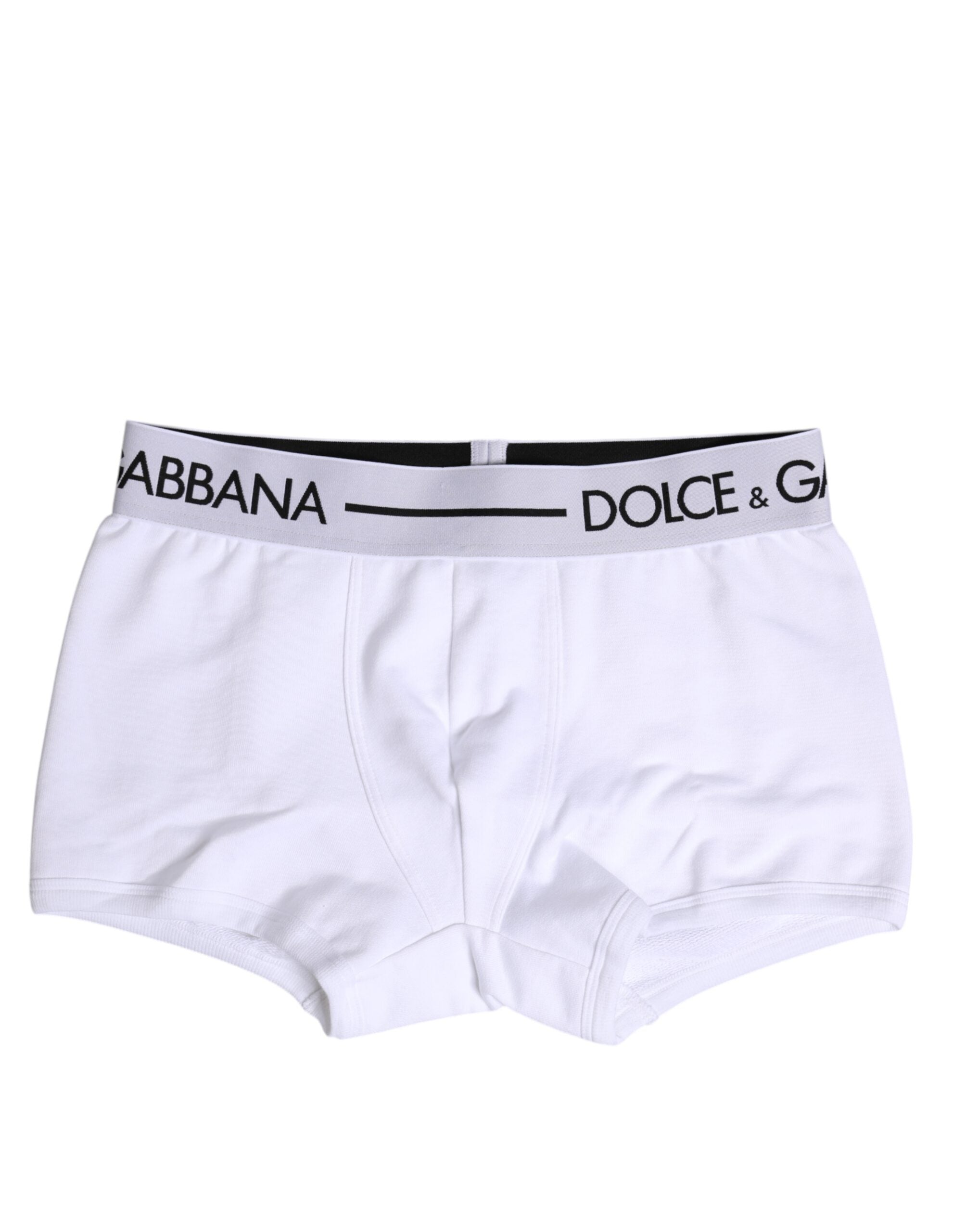 White Cotton Stretch Regular Boxer Underwear - ventzia