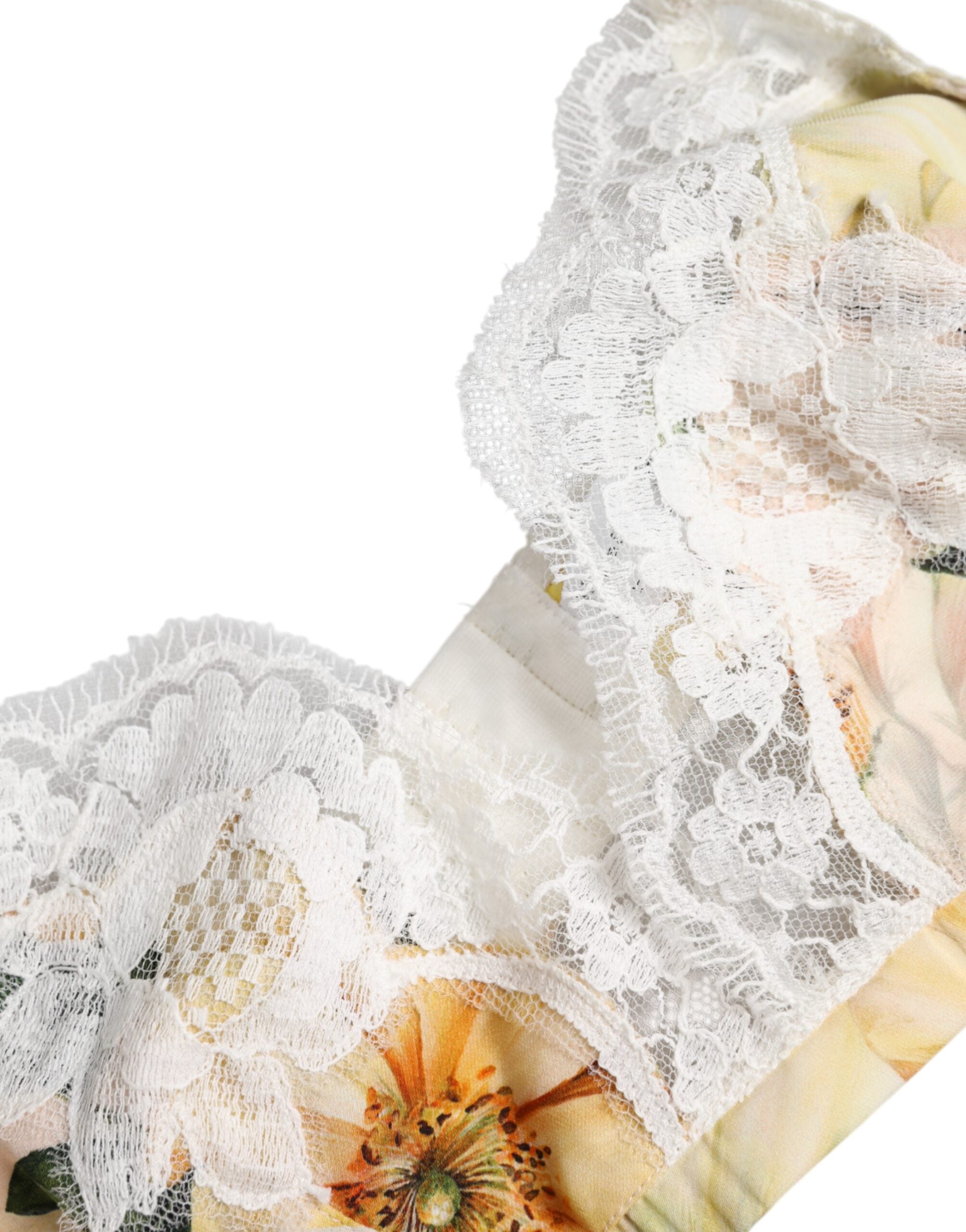Multicolor Floral Print Non Wire Bra Underwear - ventzia