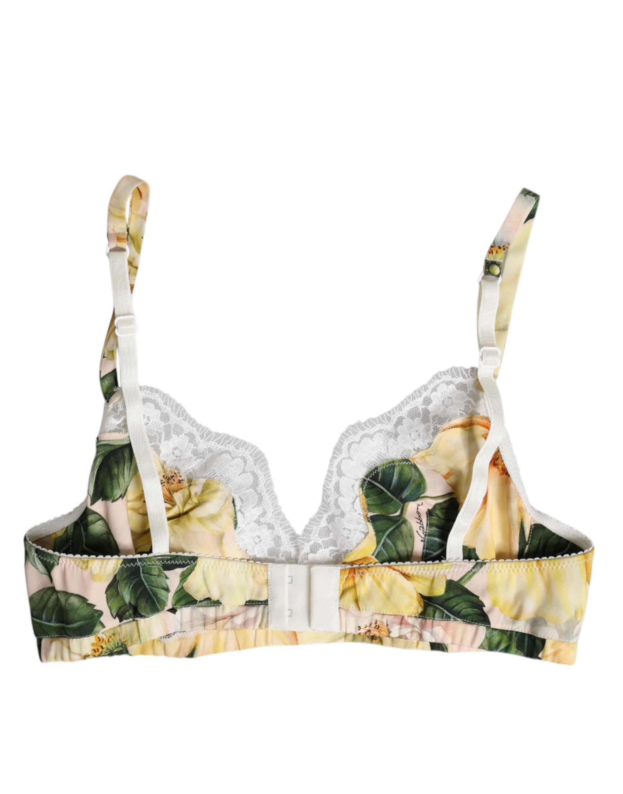 Multicolor Floral Print Non Wire Bra Underwear - ventzia