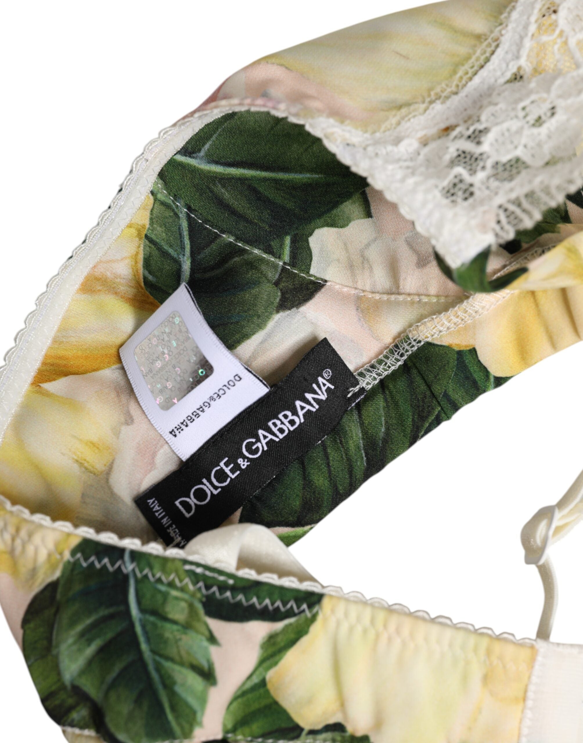 Multicolor Floral Print Non Wire Bra Underwear - ventzia
