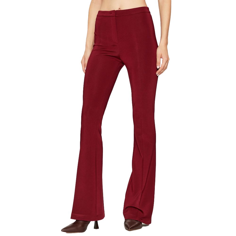 Red Viscose Jeans & Pant - ventzia