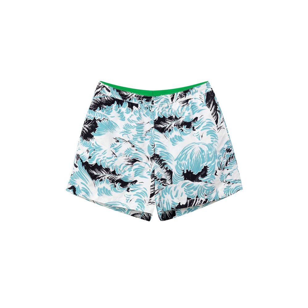 White Polyamide Swim Short - ventzia