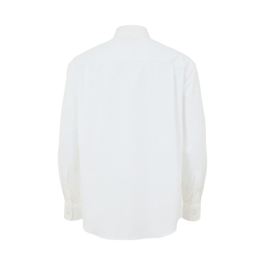 White Cotton Shirt - ventzia