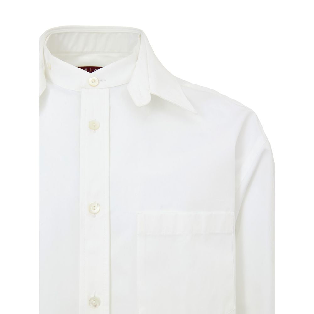 White Cotton Shirt - ventzia