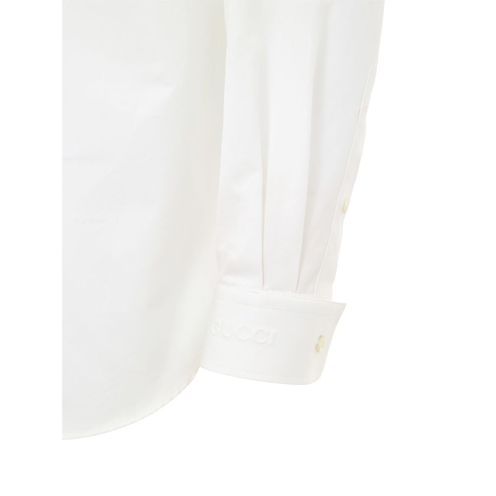 White Cotton Shirt - ventzia
