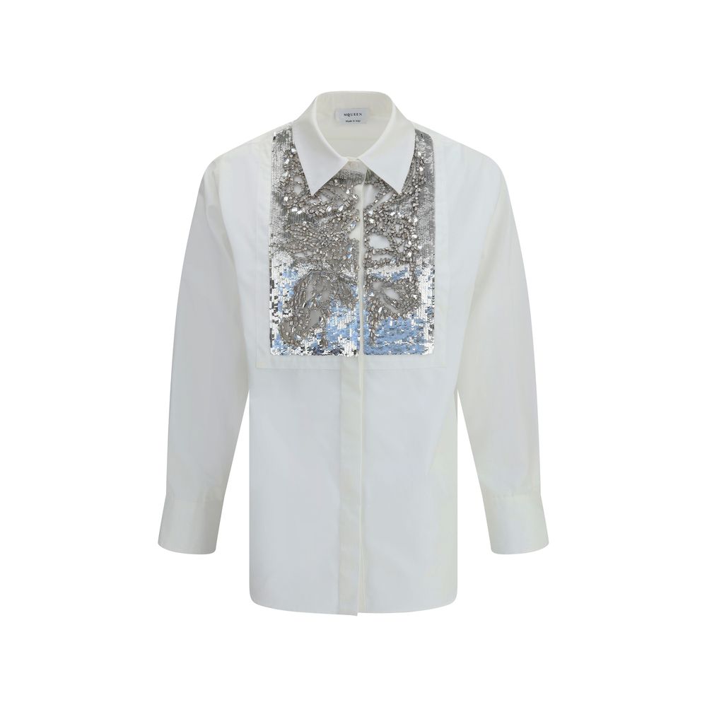 White Cotton Dress Shirt - ventzia