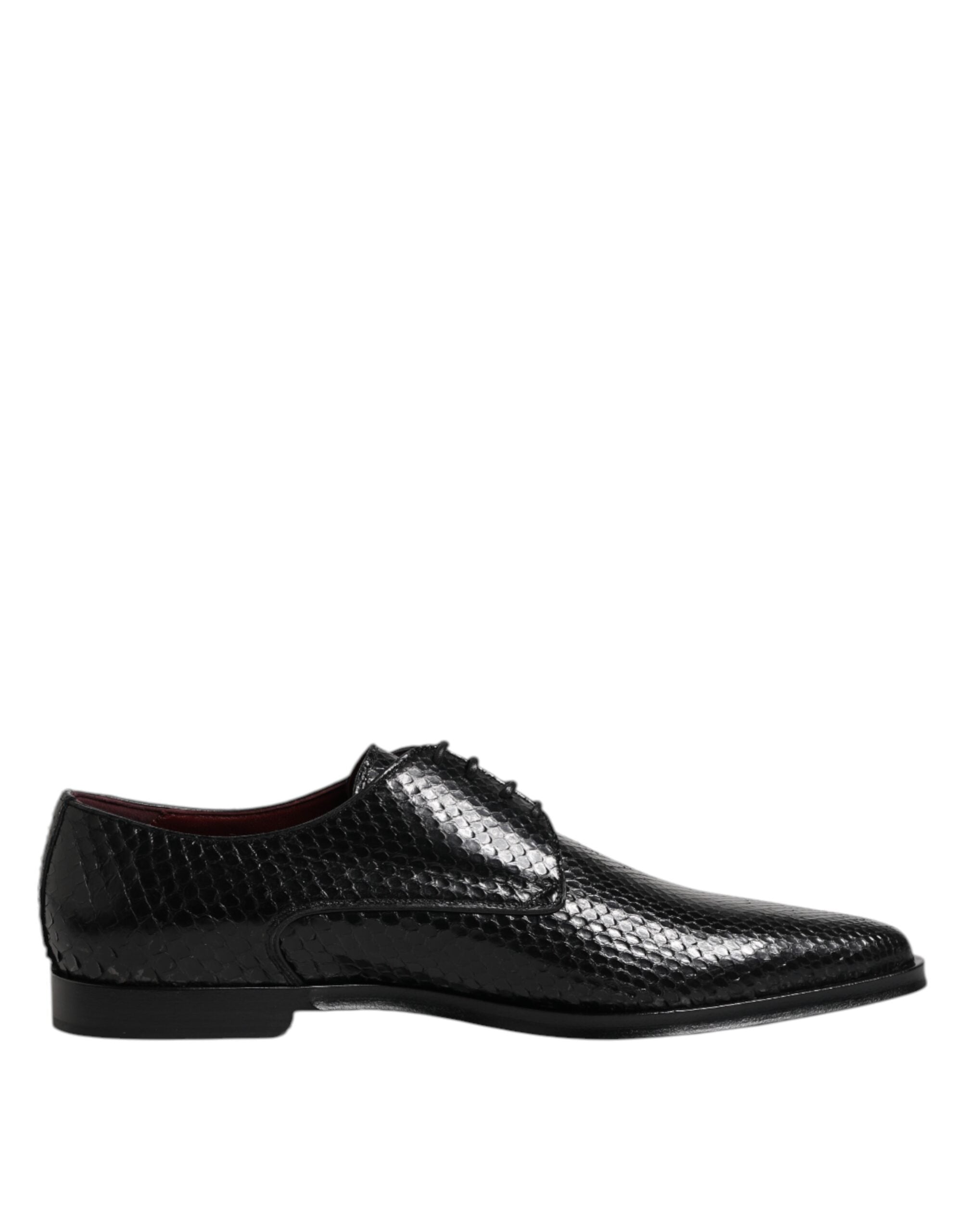 Black Leather Lace Up Dress Men Derby Shoes - ventzia