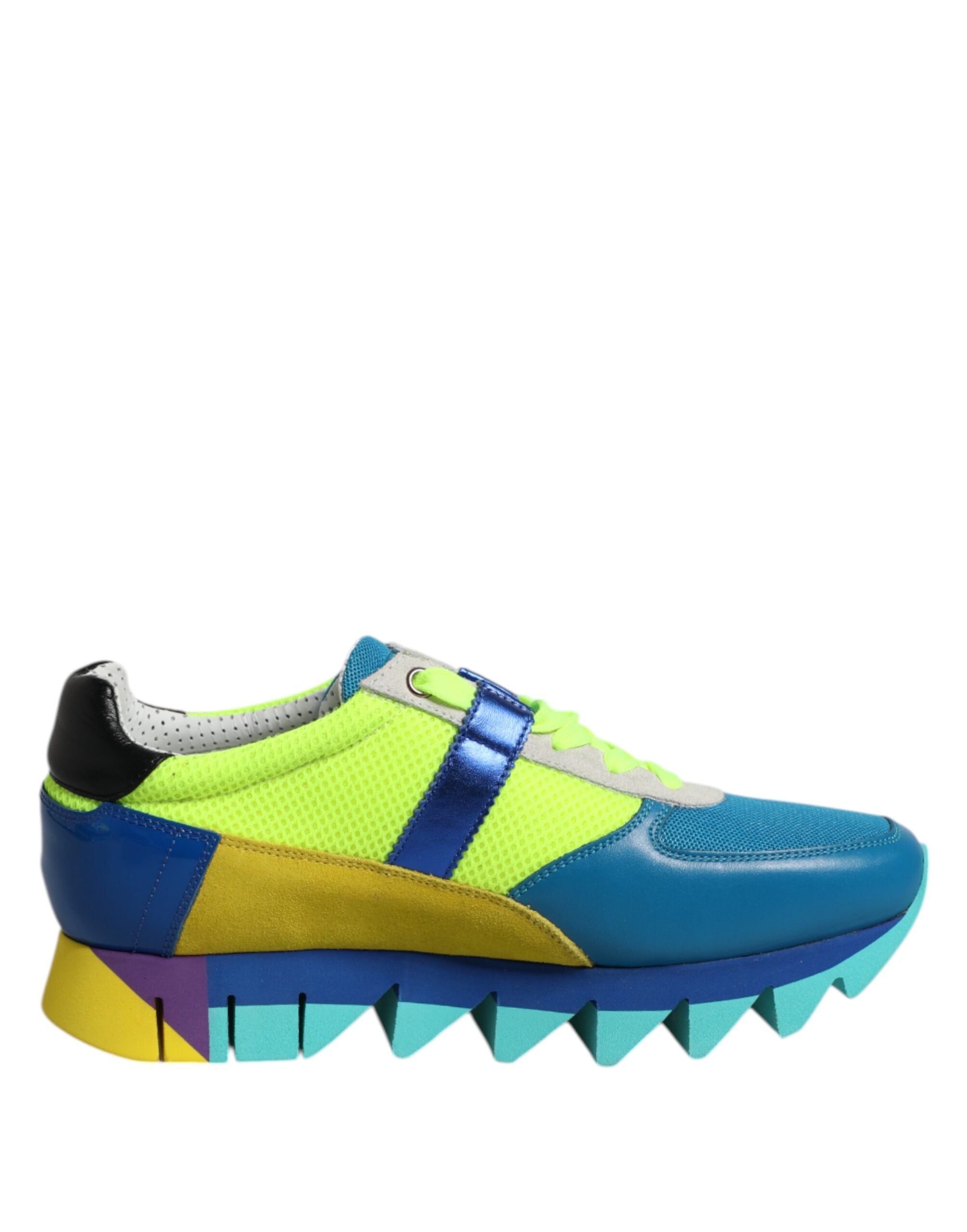 Multicolor Leather Low Top Men Sneakers Shoes - ventzia