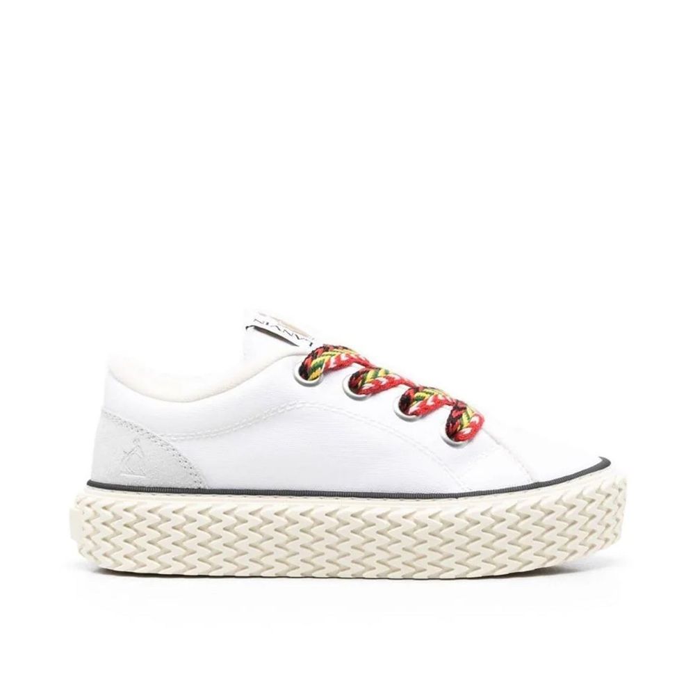 Cotton Lace-Up Sneakers - ventzia