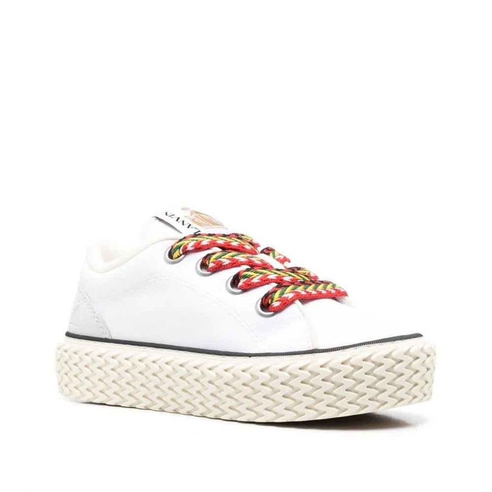 Cotton Lace-Up Sneakers - ventzia