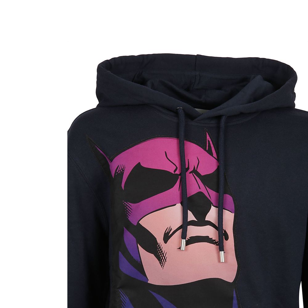 Printed Hooded Sweatshirt - ventzia