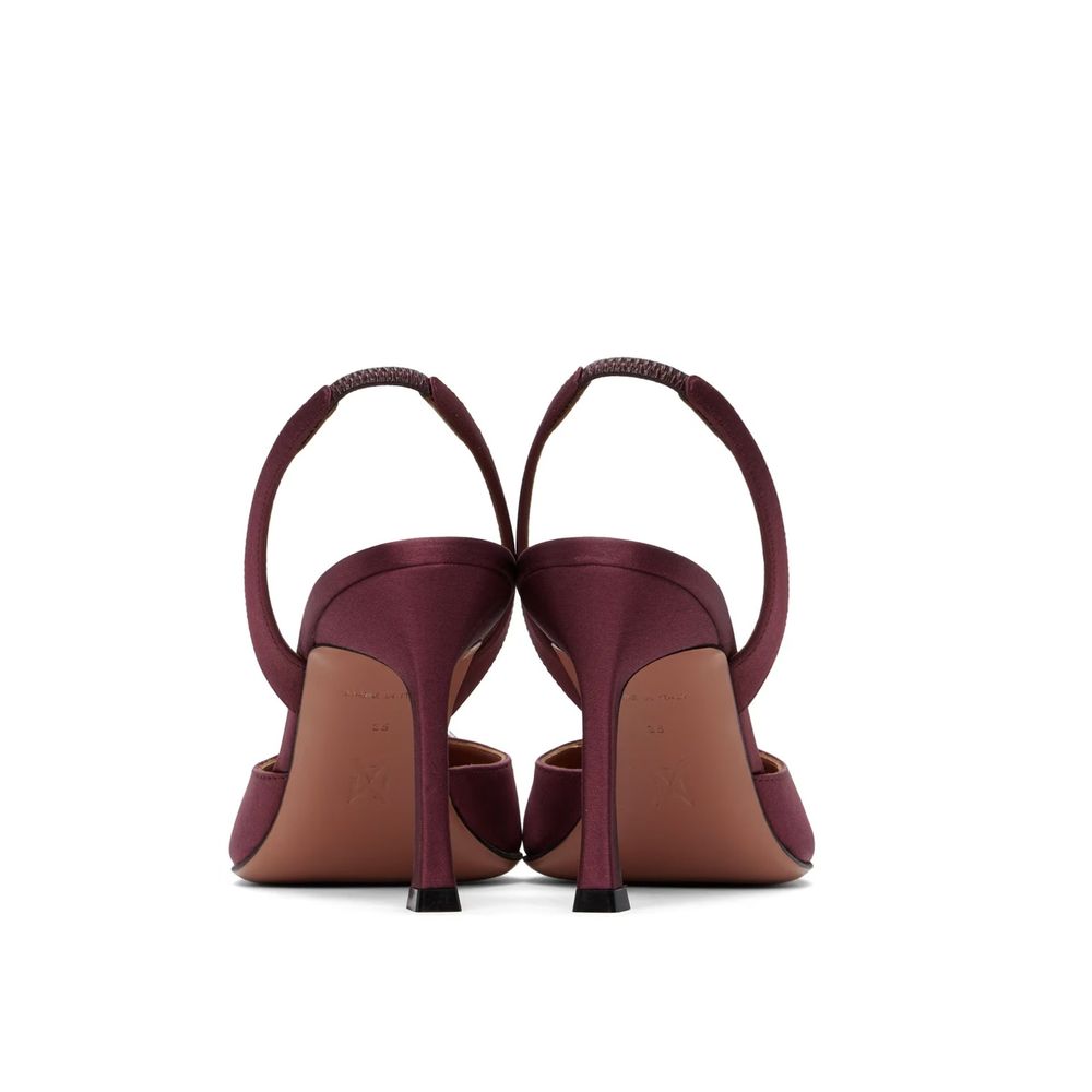 Camelia Sling 90 Satin Pumps - ventzia