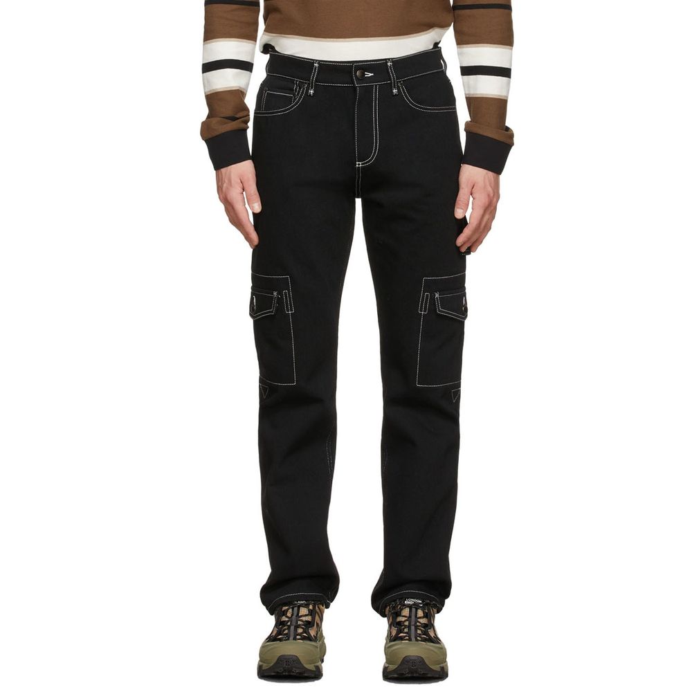 Denim Cargo Pants