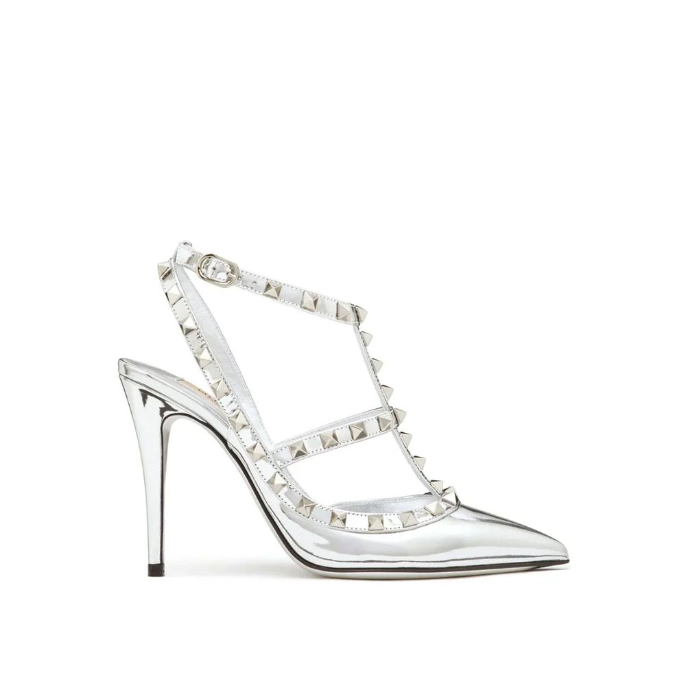 Rockstud Leather Pumps - ventzia