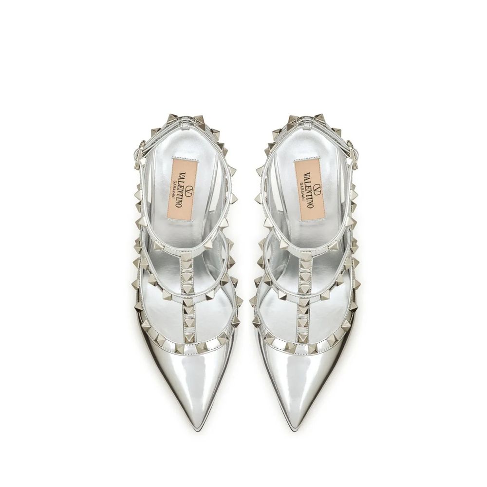 Rockstud Leather Pumps - ventzia
