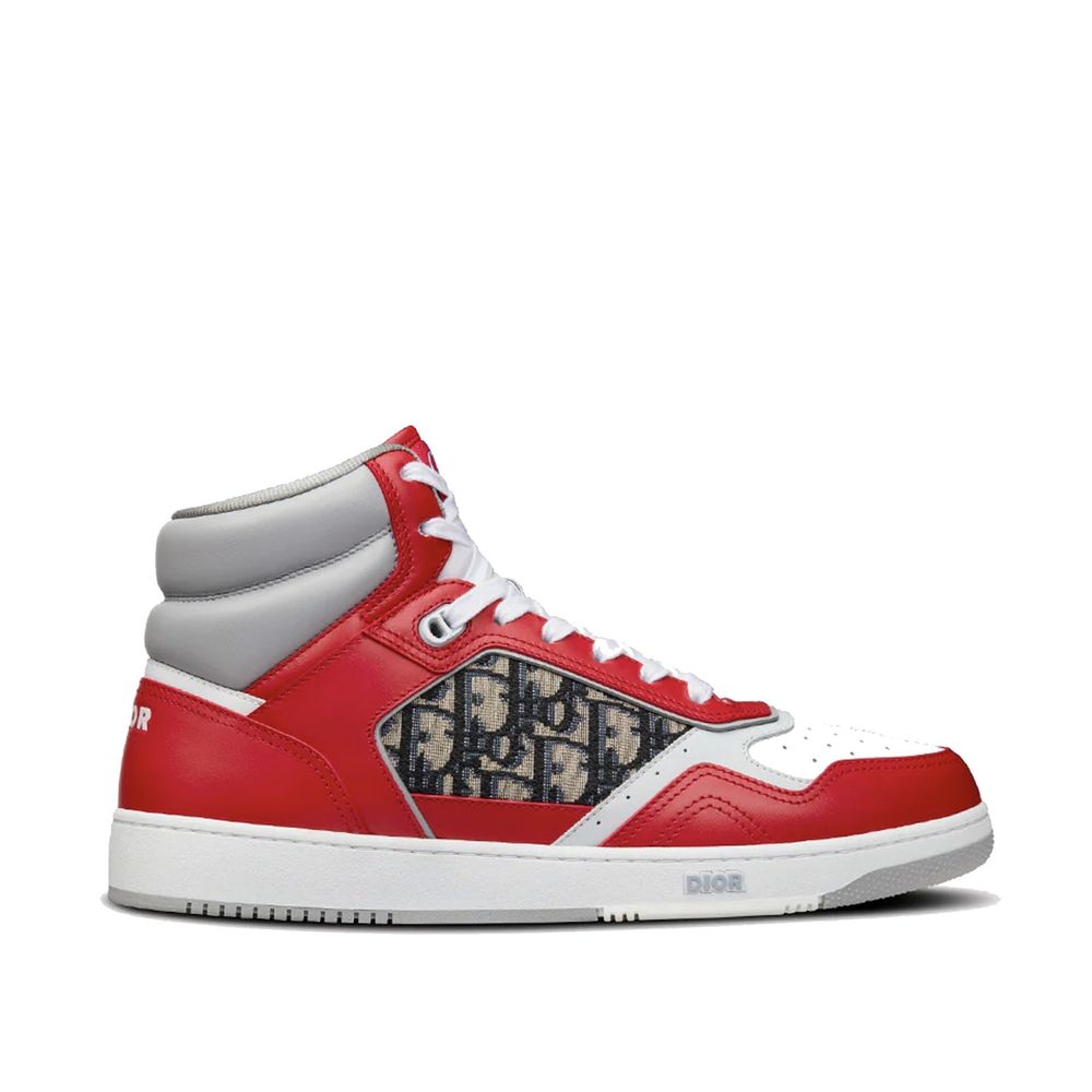 Oblique High-Top Sneakers - ventzia