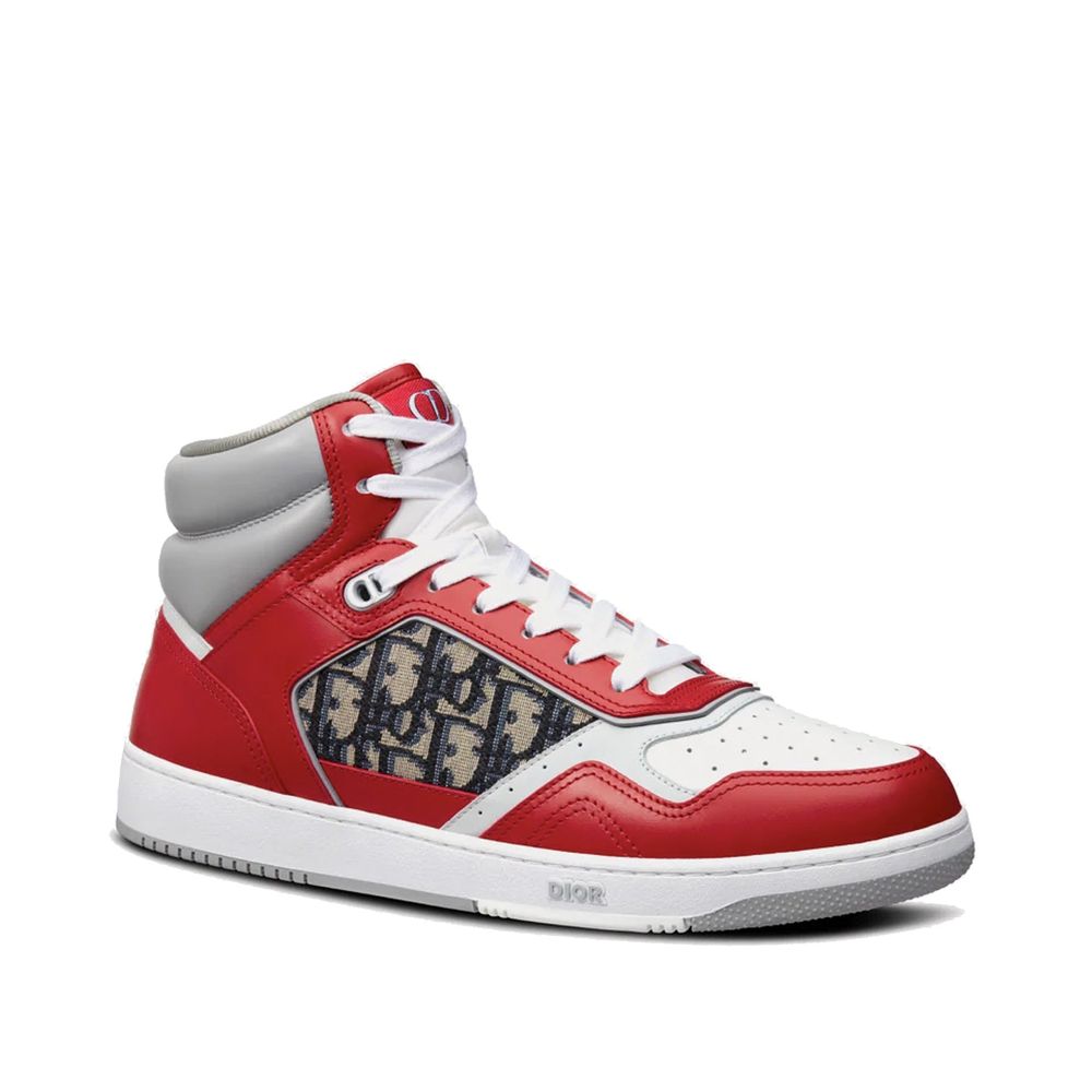 Oblique High-Top Sneakers - ventzia