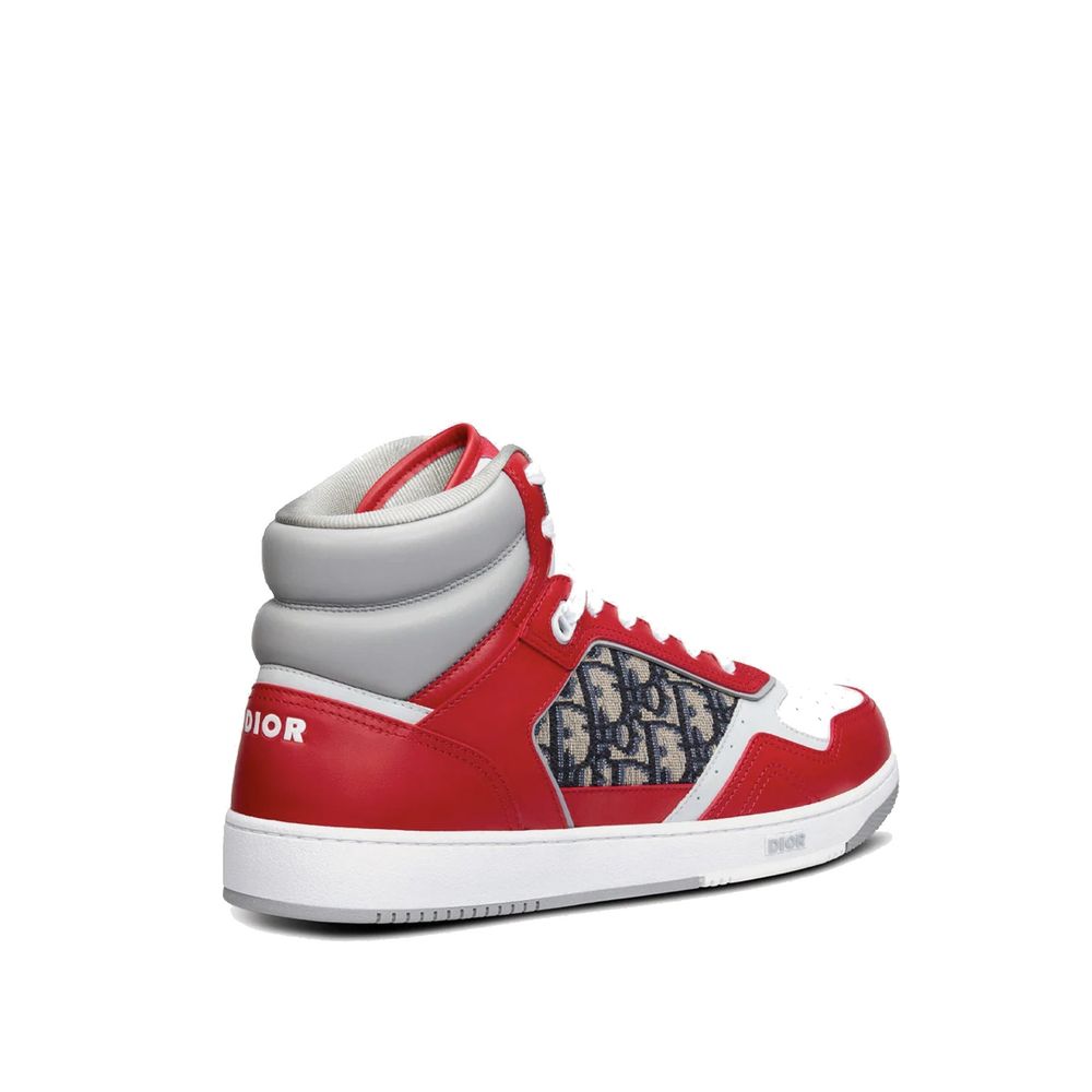 Oblique High-Top Sneakers - ventzia