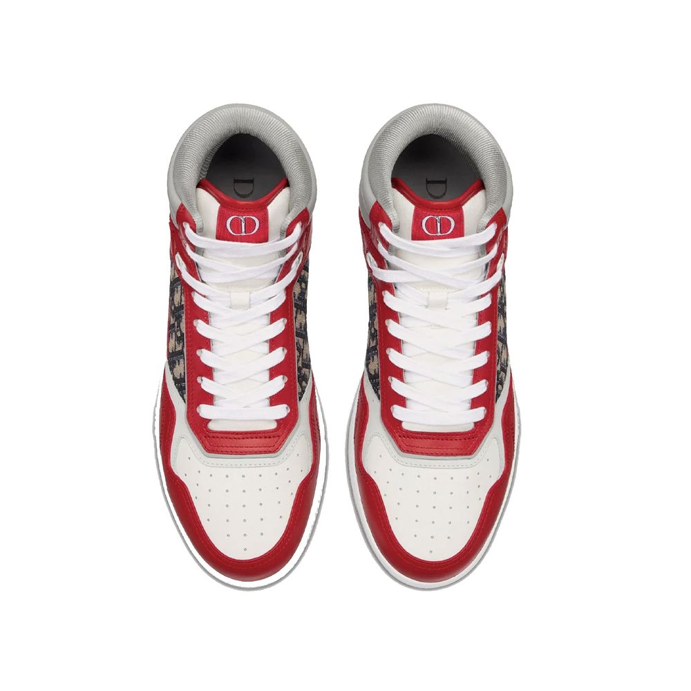Oblique High-Top Sneakers - ventzia