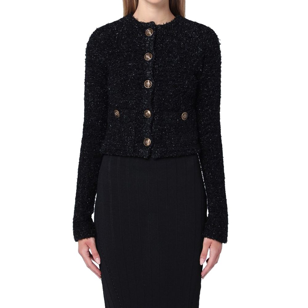 Crop Bouclé Cardigan