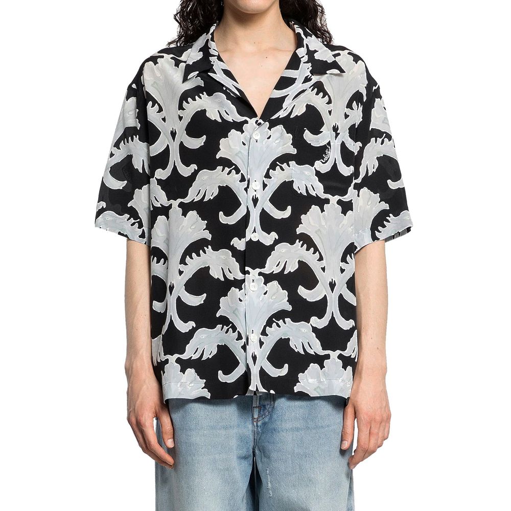 Garavani Metamorphos Wall Print Bowling Shirt - ventzia