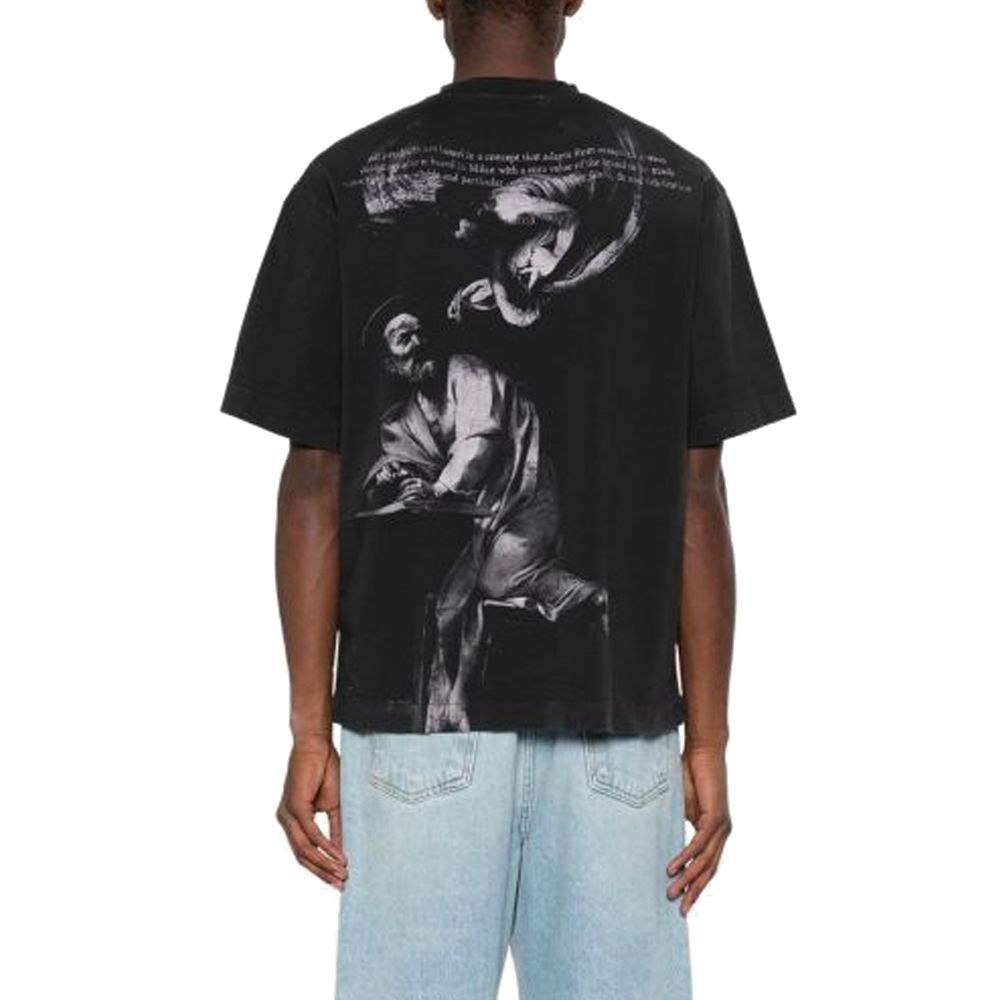 Off White S.Matthew Skate Logo-Print T-Shirt - ventzia