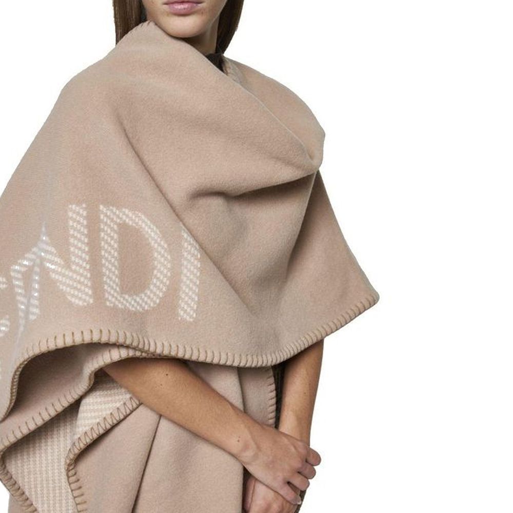 Wool And Cashmere Poncho - ventzia