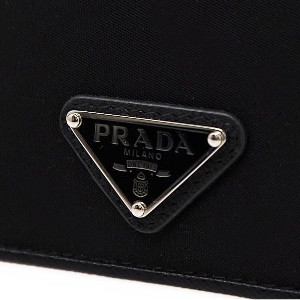 Nylon And Leather Card Holder - ventzia