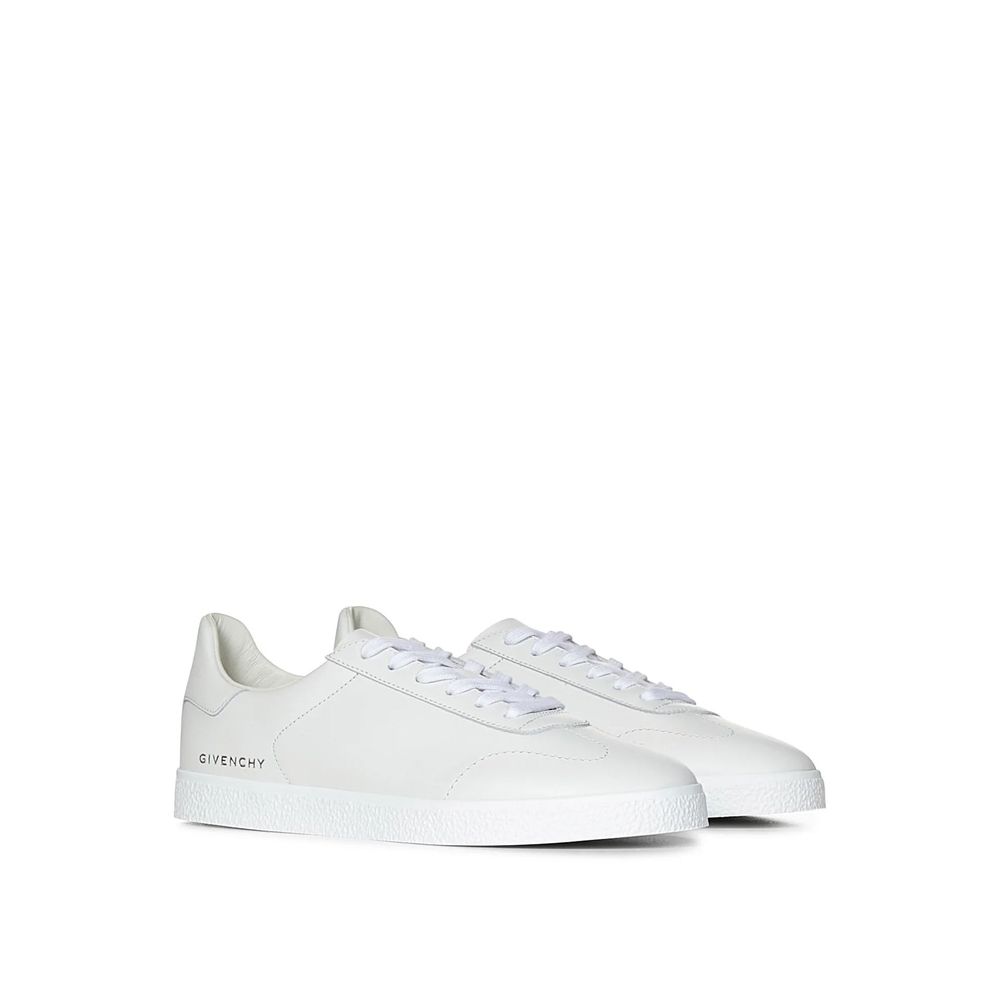 'Town' Leather Low Sneakers - ventzia
