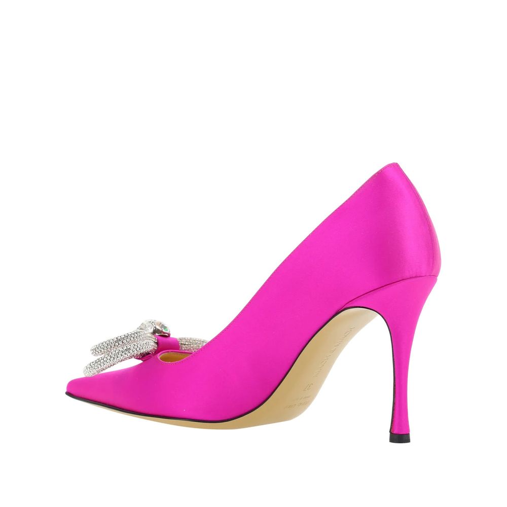 Double Bow Satin Pumps - ventzia