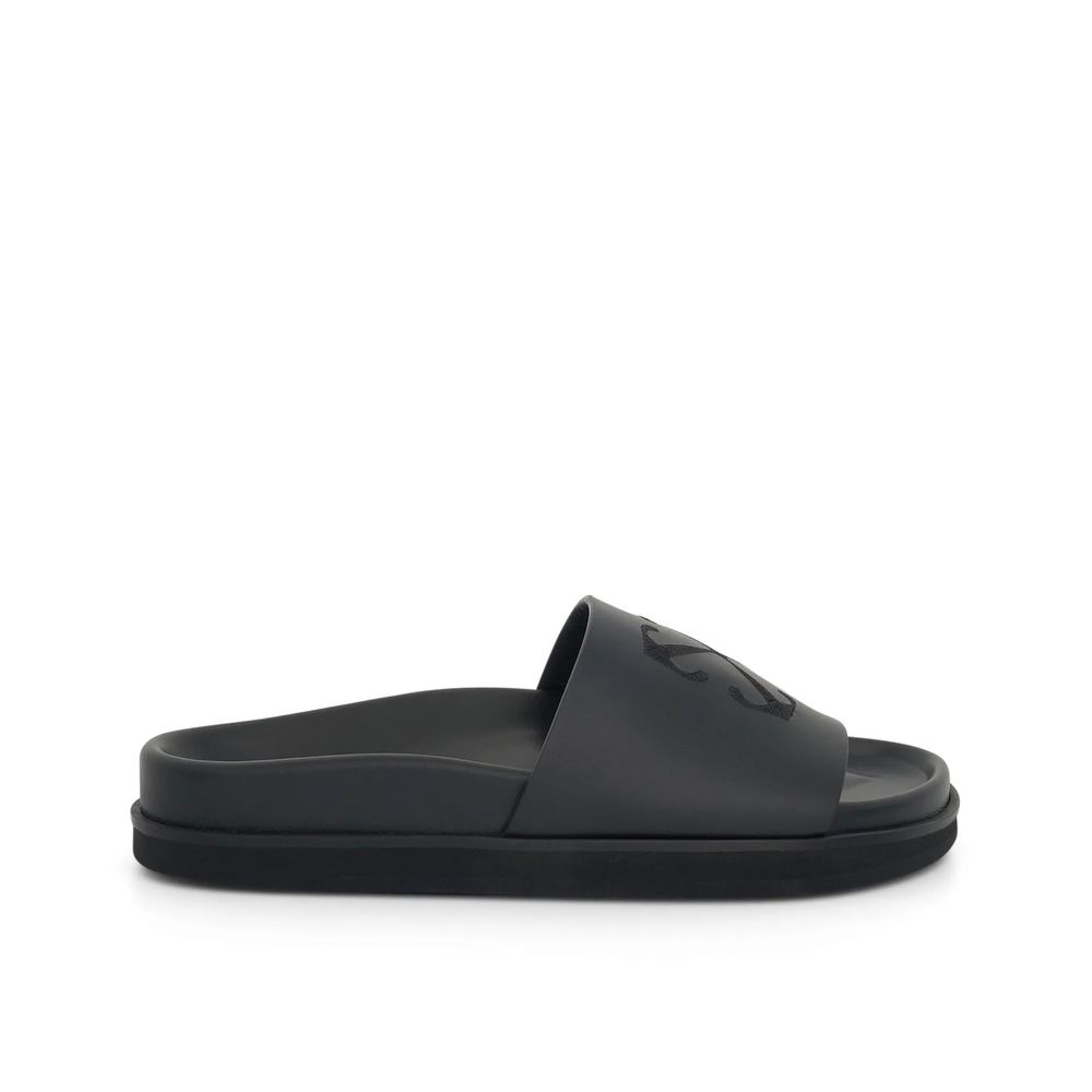 Off White Cloud Arrow Slippers - ventzia