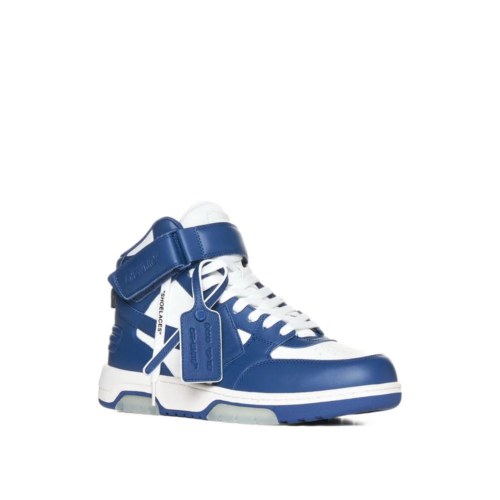 Off White Out Of Office Mid Top Sneakers - ventzia