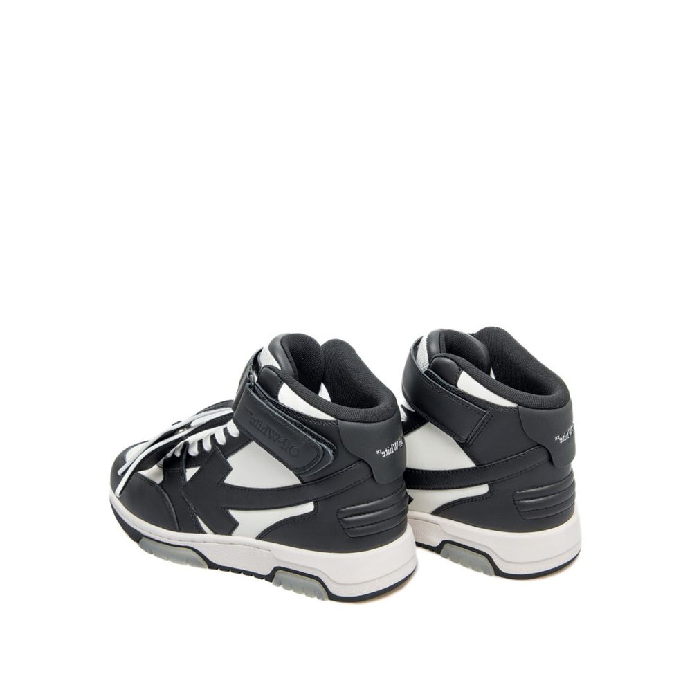 Off White Out Of Office Mid Top Sneakers - ventzia