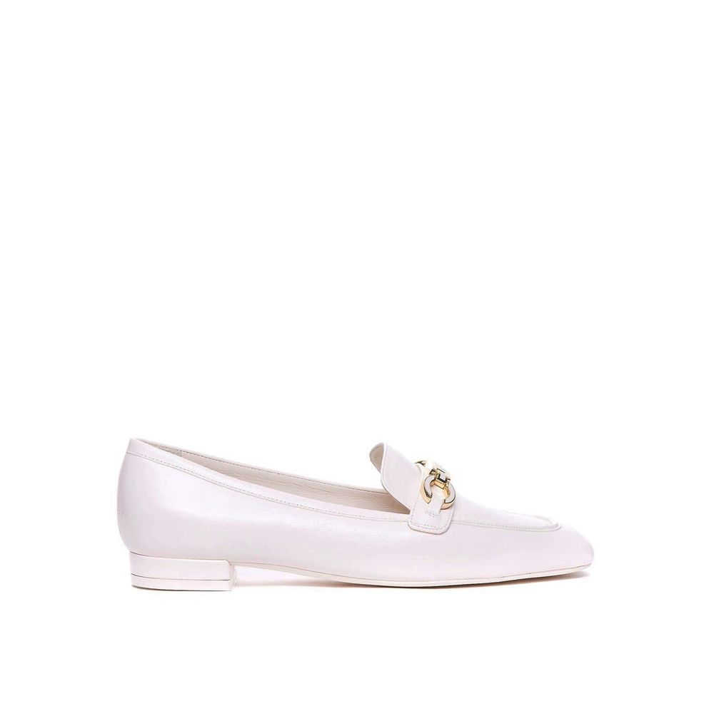 Signature Square Leather Loafers - ventzia