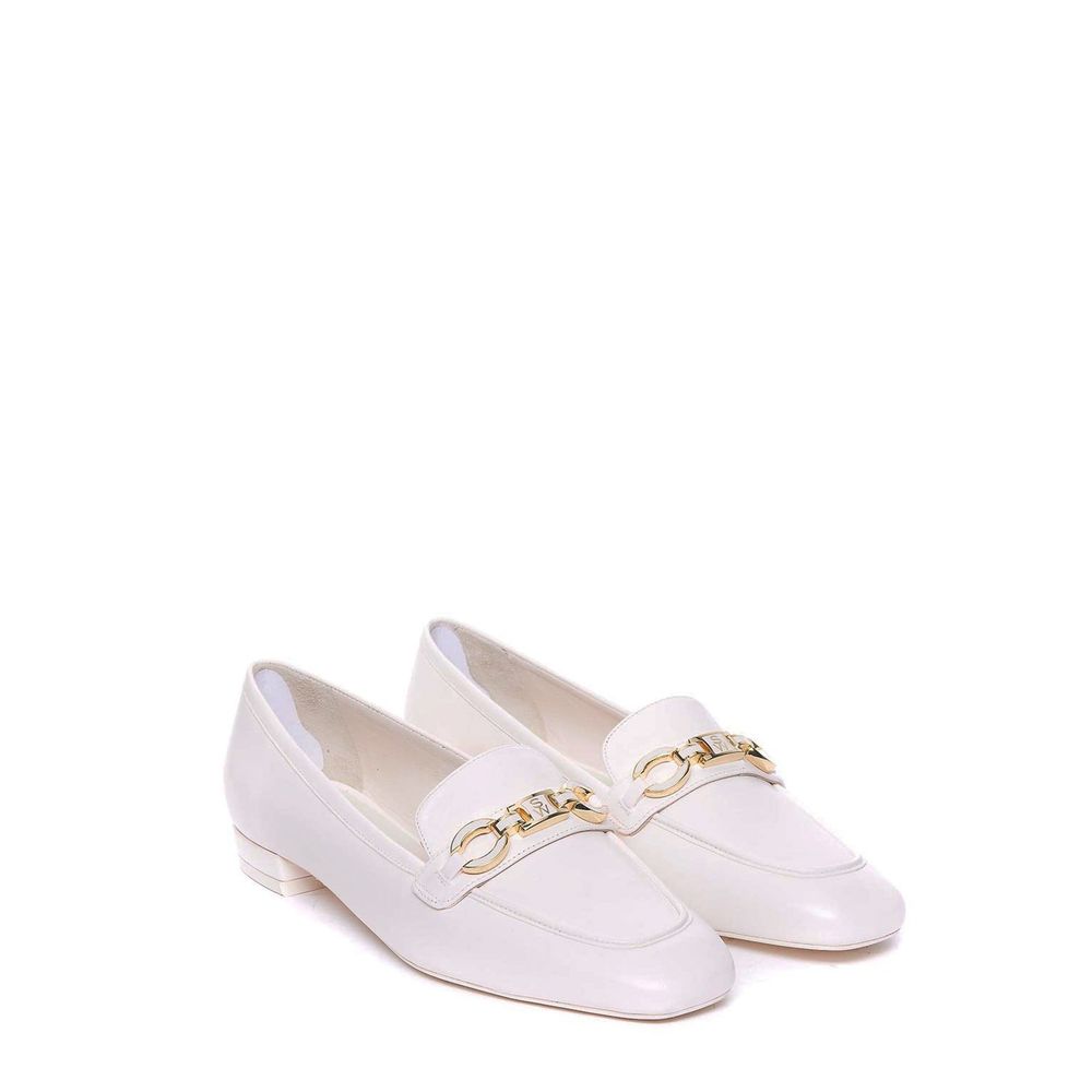 Signature Square Leather Loafers - ventzia