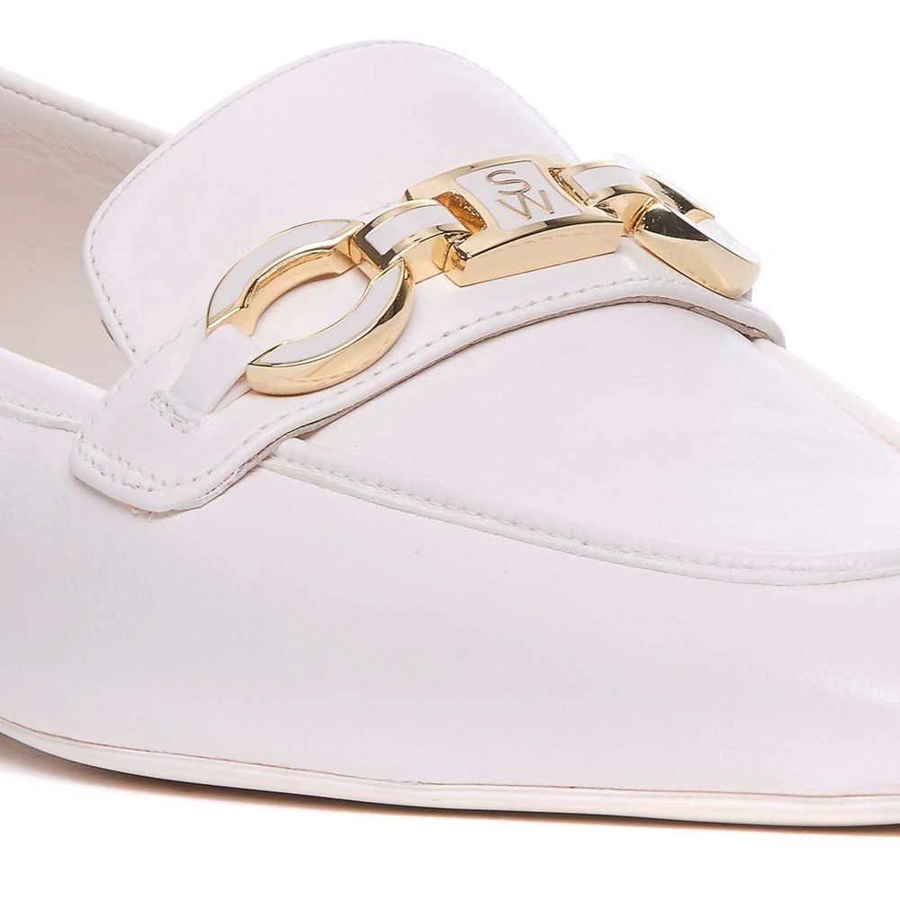 Signature Square Leather Loafers - ventzia