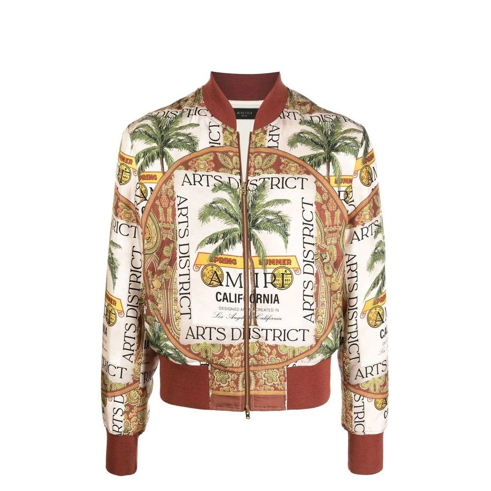 Printed Silk Jacket - ventzia