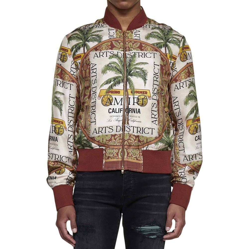 Printed Silk Jacket - ventzia