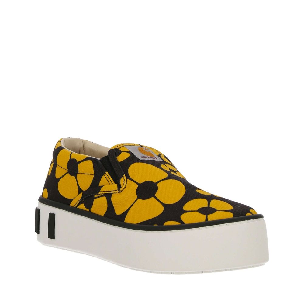 Printed Slip On Sneakers - ventzia