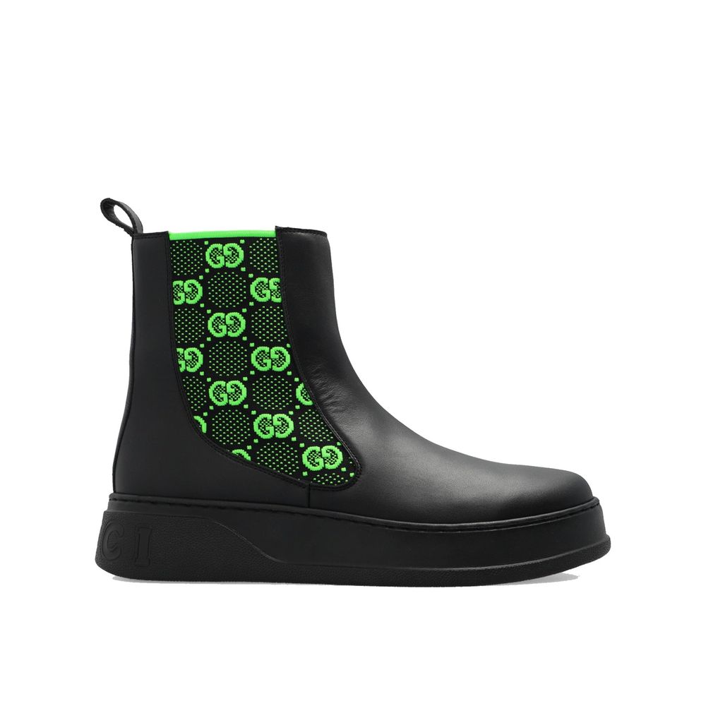 GG Leather Boots - ventzia