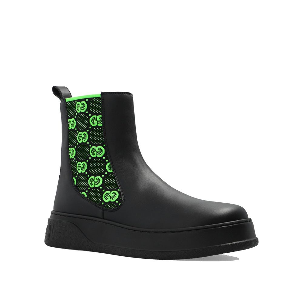 GG Leather Boots - ventzia
